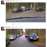 Verkeersveiligheid: wijkagent twittert op 14/11/2015 over parkeerchaos Sportpark Bilderberg